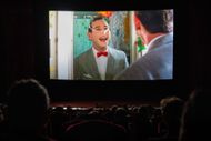 Greta Gerwig, at a special screening of Pee Wee's Big Adventure, as part of AFI FEST (Image via Getty)